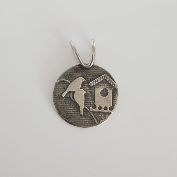 Sterling Silver Pendants SET of 3 and One Stainless Steel Chain - Picture 6 of 12